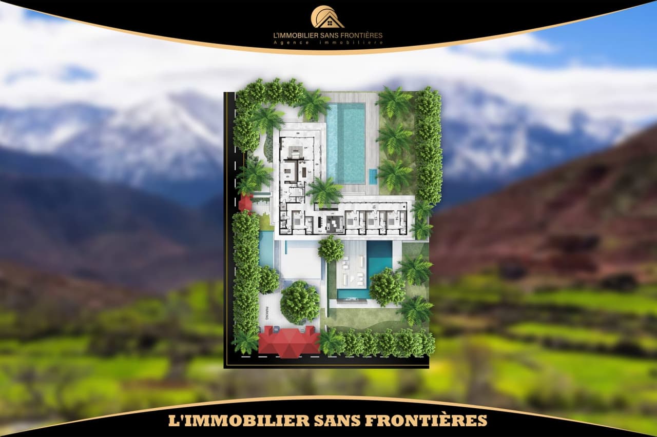Terrain à Palmeraie, 1 hectare + S5D, Marrakech : à vendre