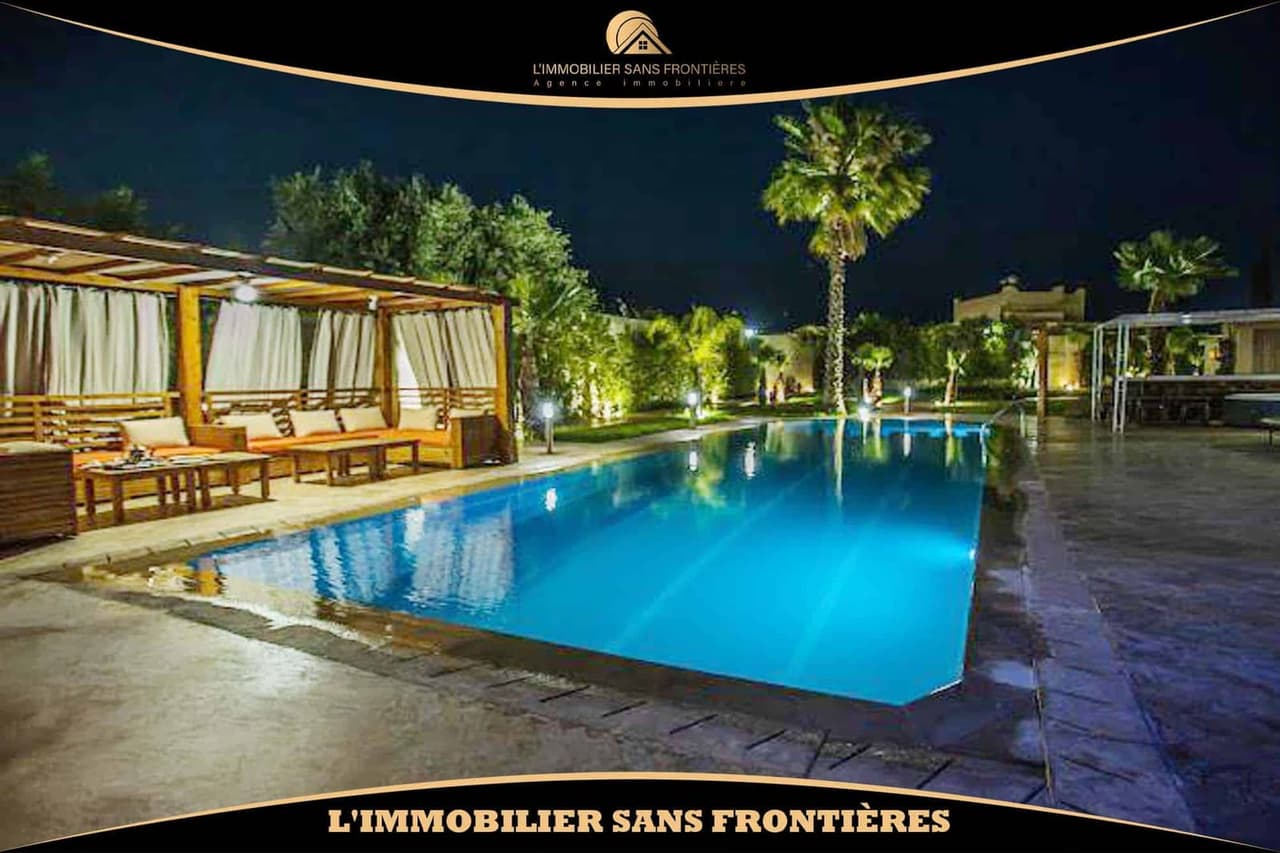Villa privée titrée avec VNA à vendre sur la route de Sidi Rahal, route de Fès, Marrakech