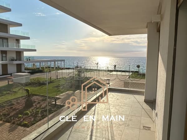 À louer– Bel appartement 3 chambres avec vue mer – Résidence Le Carrousel, Rabat