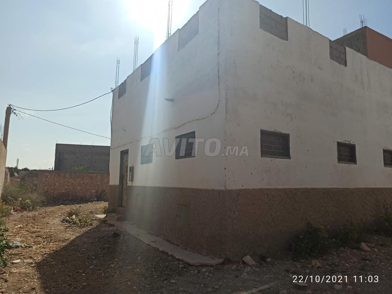 Huis met 2 gevels in Douar Jaouna 80m2