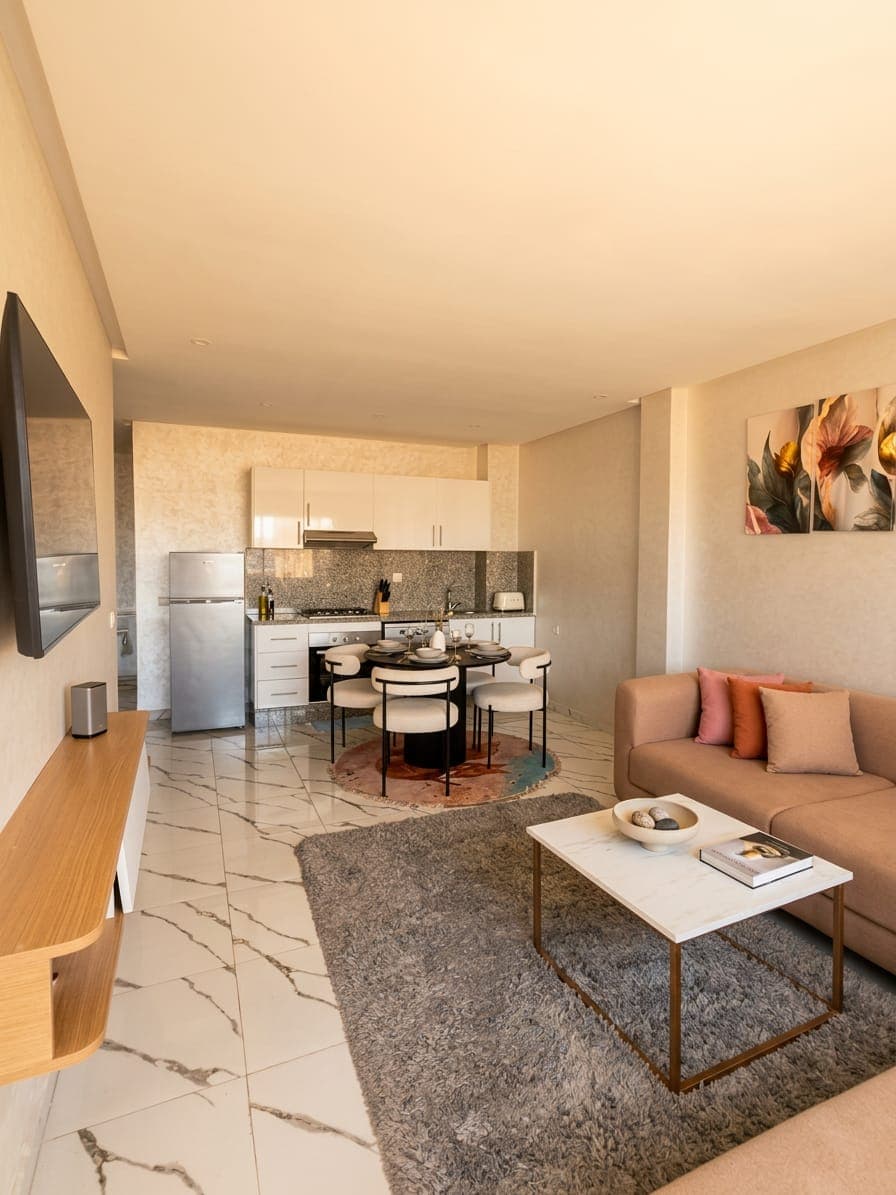 Studio van 61 m² te huur in Casablanca Roches Noires