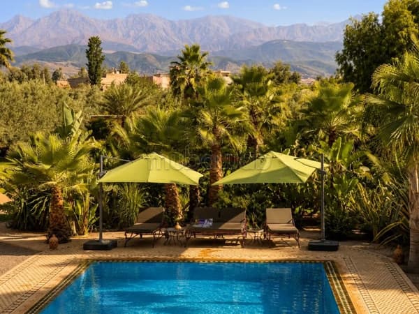 Villa avec VNA route de l'Ourika, vue Atlas