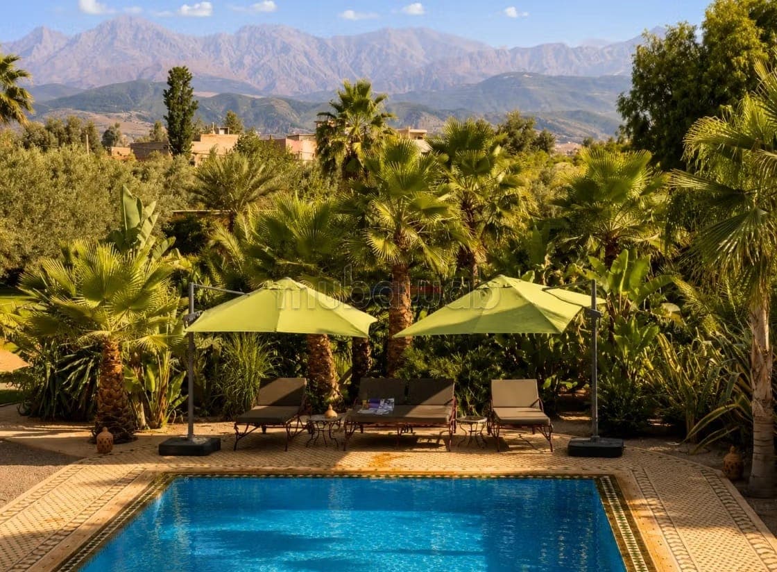 Villa met VNA route de l'Ourika, Atlas uitzicht
