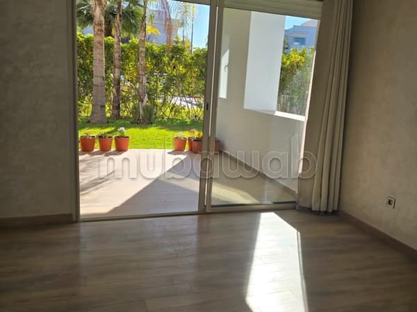 Onbemeubelde tuinverdieping te huur in Ville verte Bouskoura