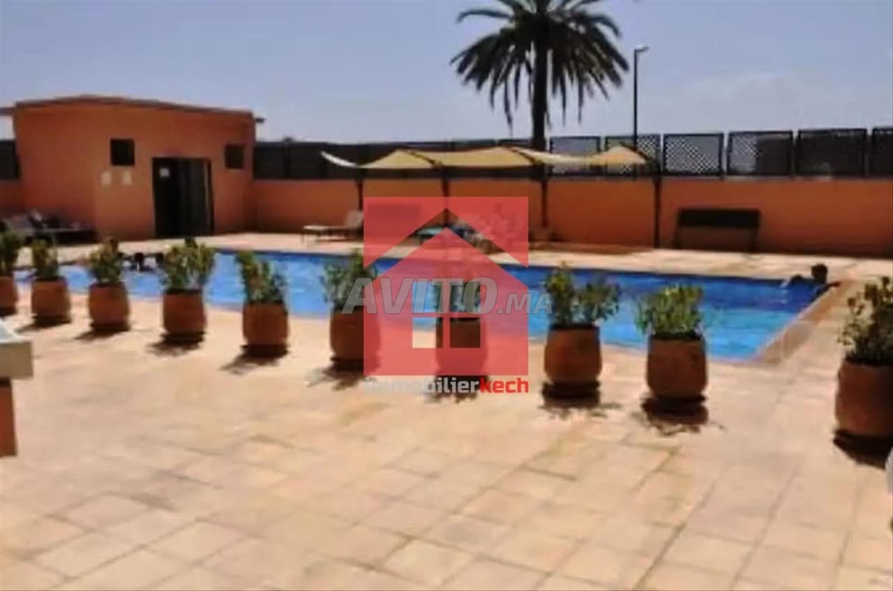 Furnished apartment with balcony and pool😍 for monthly rent