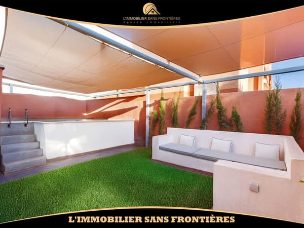 Appartement meublé à Route d’Amizmiz, Piscine privée + Terrasse, Marrakech : à louer