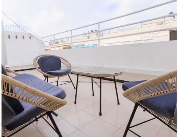 Appartement te Huur in Agdal. 2 Slaapkamers. Gemeubileerd