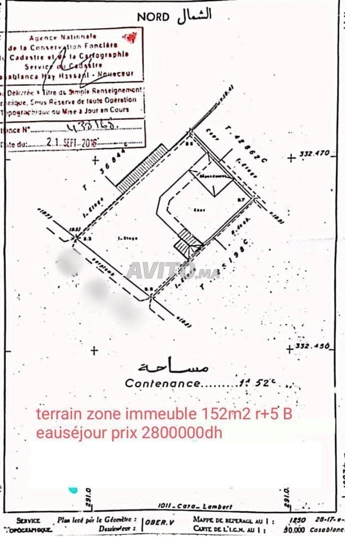 terreno 152m2 r plus 5 11m2 de fachada