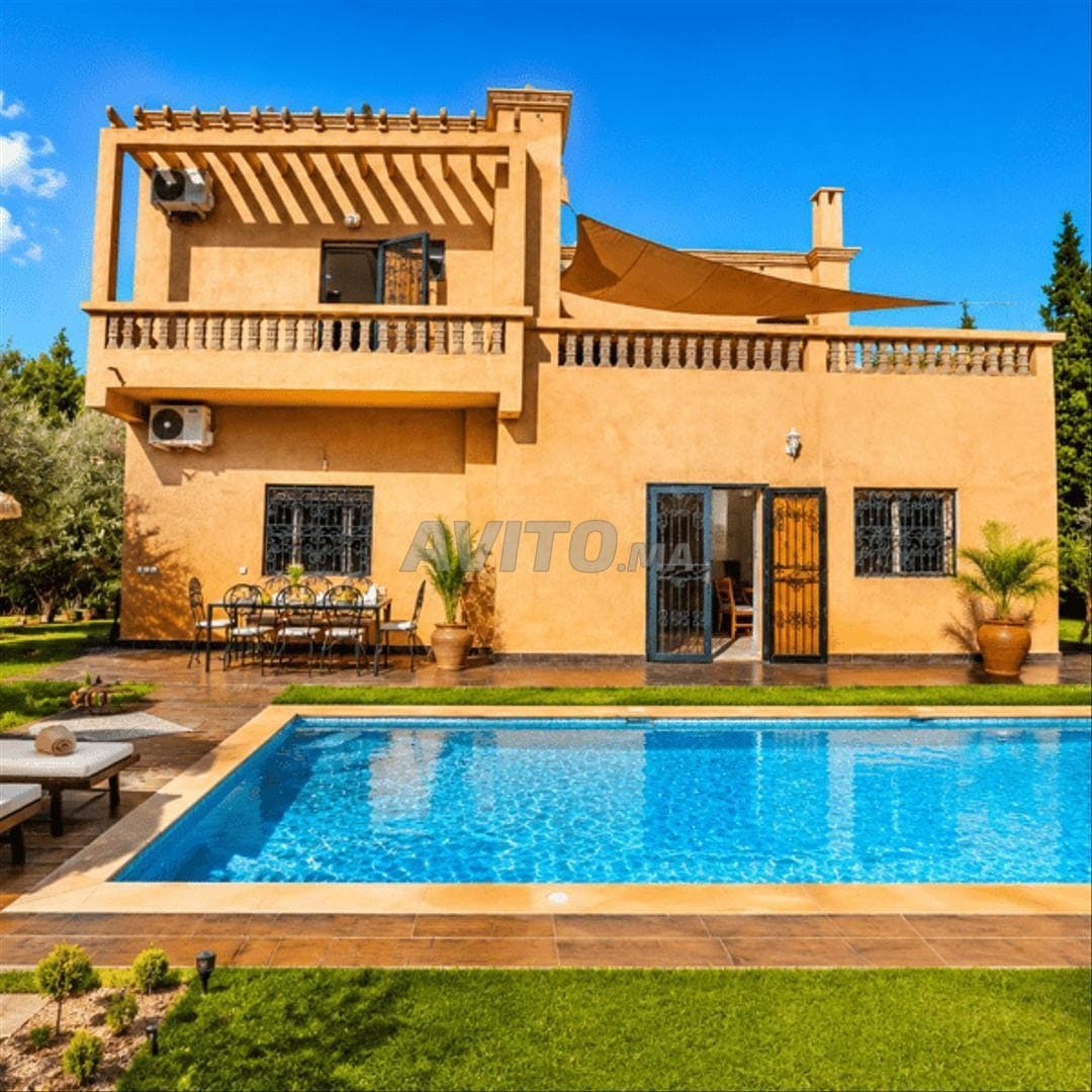 194516-Vente Villa à Marrakech Route De L'Ourika
