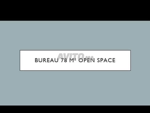 Bureau open space 78 m² à louer à CFC