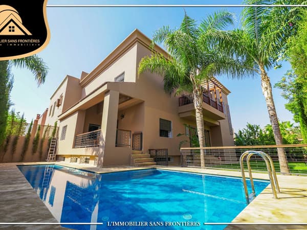 Villa vide à Targa, piscine privée + jardin privé, Marrakech : à vendre