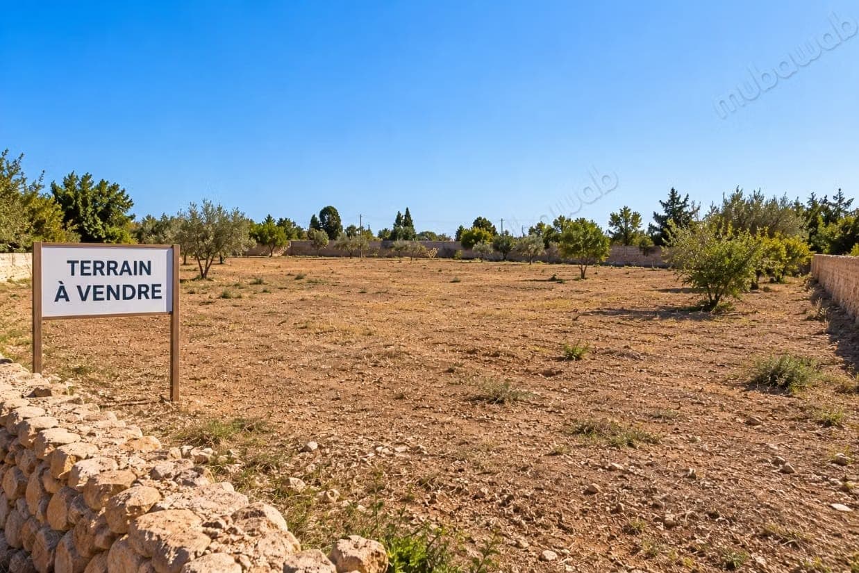 10,000 m² plot with building permit