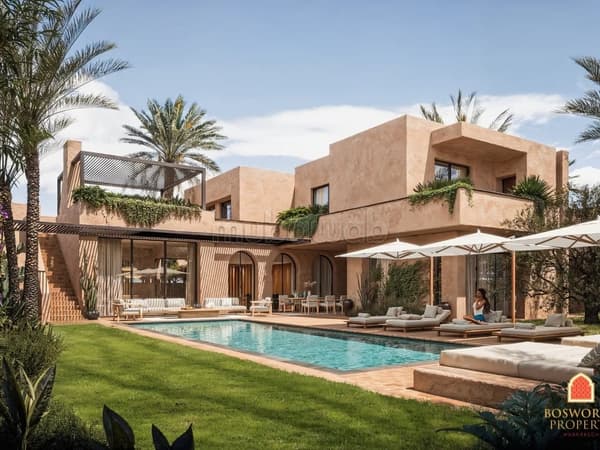 Villa de niveau supérieur à vendre sur la route Ourika Marrakech