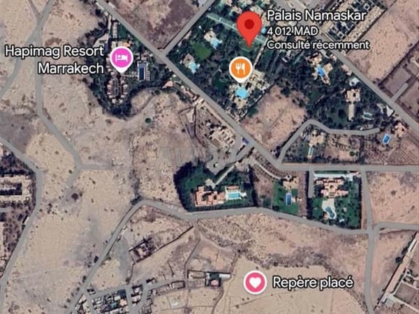 Terrain Palmeraie - porte Marrakech 2070m²
