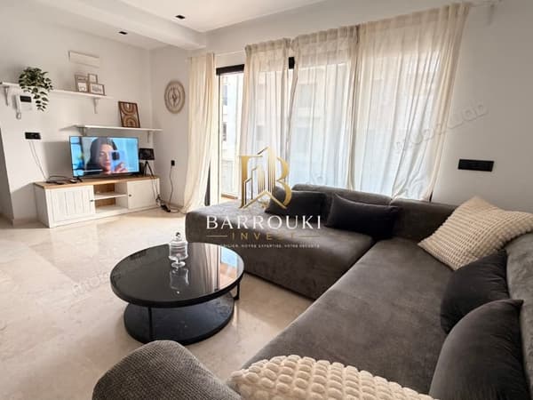 Studio meublé neuf avec terrasse à louer à Anssari, Dar Bouazza – À 2 min de la mer