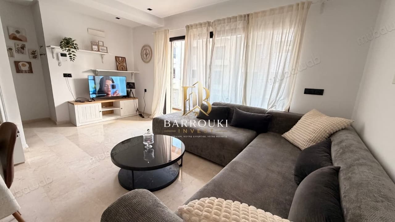 Newly furnished studio with terrace for rent in Anssari, Dar Bouazza – 2 min from the sea