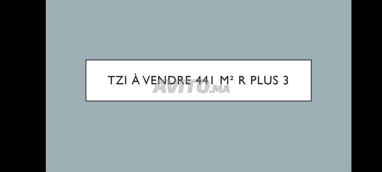 Terrain Zone Immeuble 441 m² R plus 3