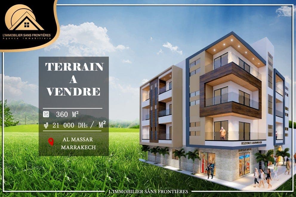 Terrain à vendre – R3 – Hay Almassar, Marrakech