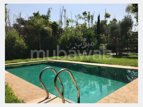 Furnished Garden-Floor Rental Palmeraie