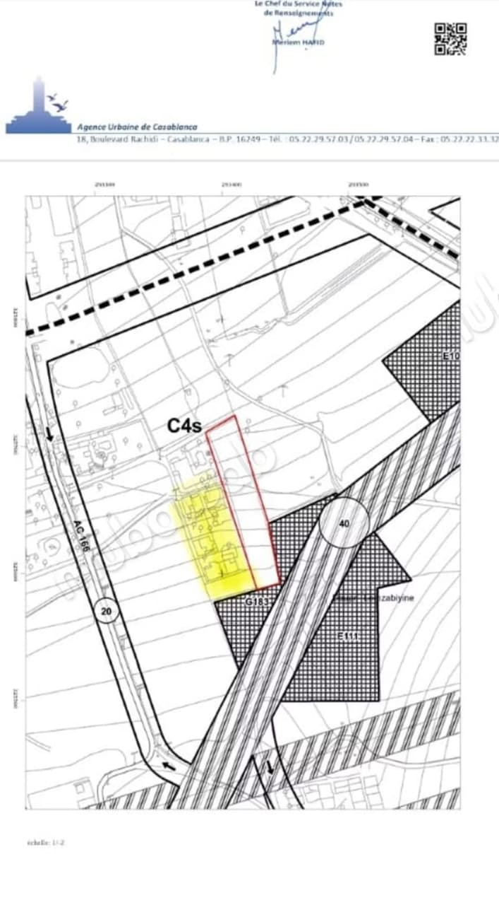 Terreno zona edificio en Sidi Massaoud
