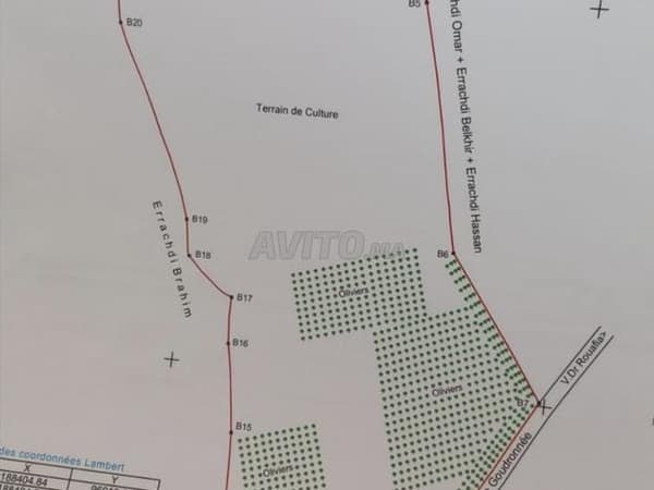 Landbouwgrond van 30ha in Chichaoua