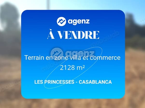 Terrain à vendre 2 128 m² Les princesses Casablanca