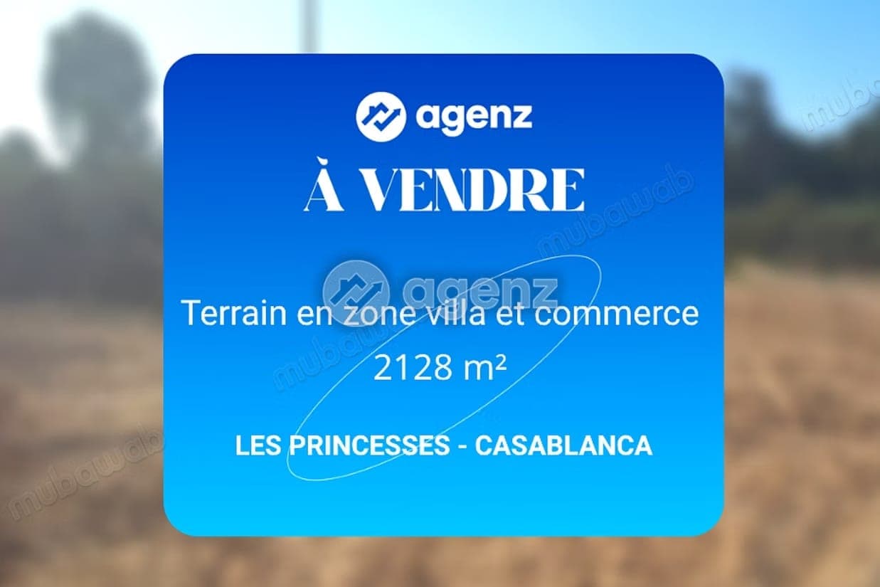 Terrain à vendre 2 128 m² Les princesses Casablanca