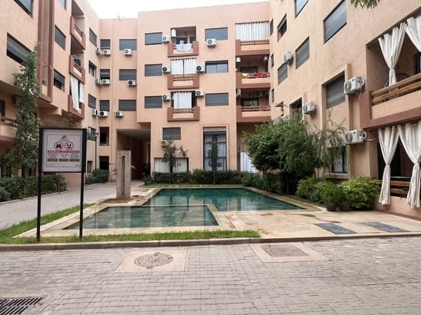 Louez cet appartement à Samlalia. Surface totale 75 m². Conciergerie à disposition…