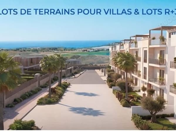 Lots de villas et R plus 3 à vendre à Assilah