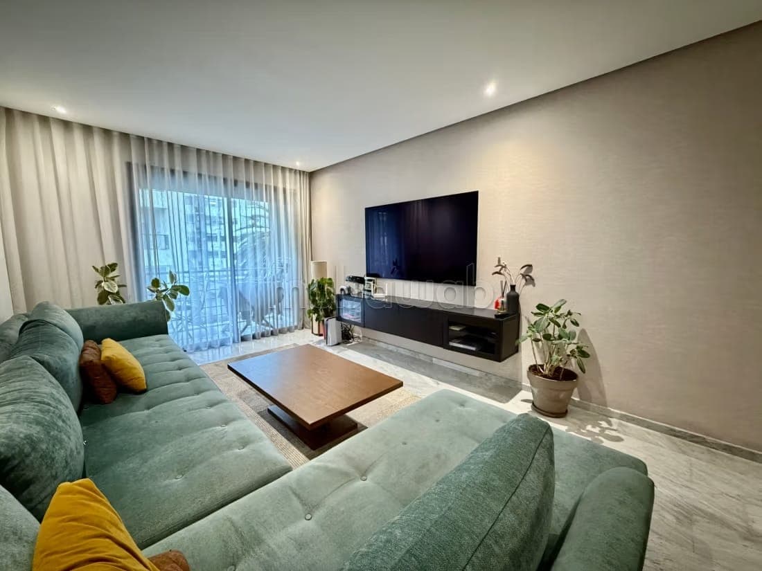 Gemeubileerd appartement met twee slaapkamers te huur