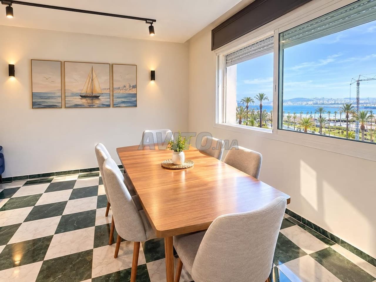 Appartement à louer meublé - face à la Marina