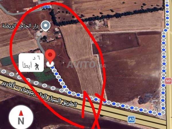 🏡 Farm zu verkaufen, 1,5 Hektar in Nouaceur - Berrechid 🏡