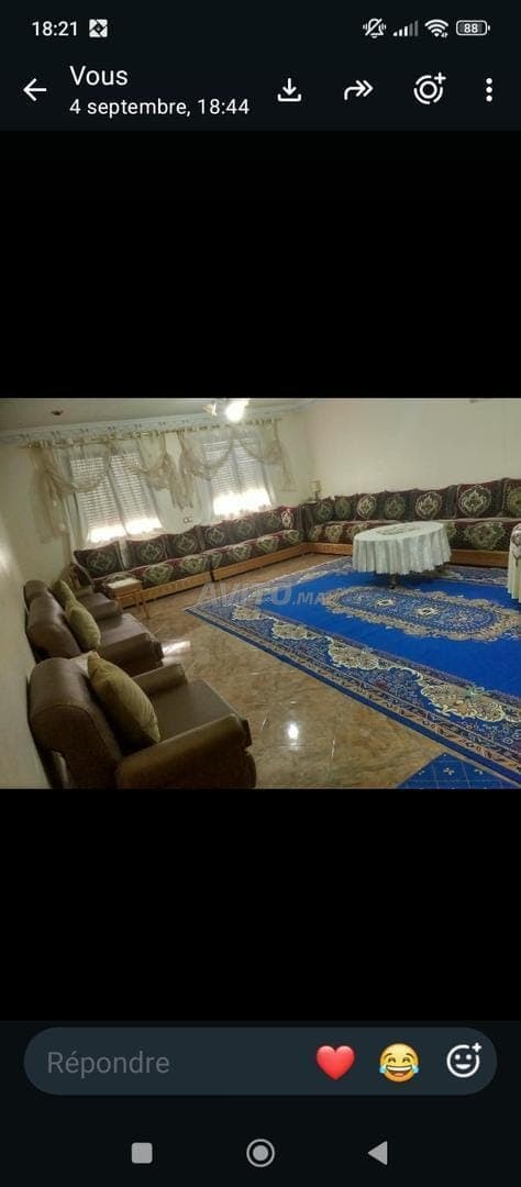 شقة بها كتيبة للبيع بواجهتين بمساحة 148 متر مربع