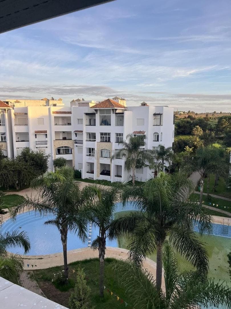 APPARTEMENT MARINA GOLF ASILAH – BLICK AUF DEN POOL