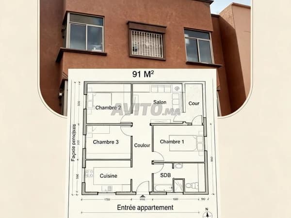 appartement 2ème étage