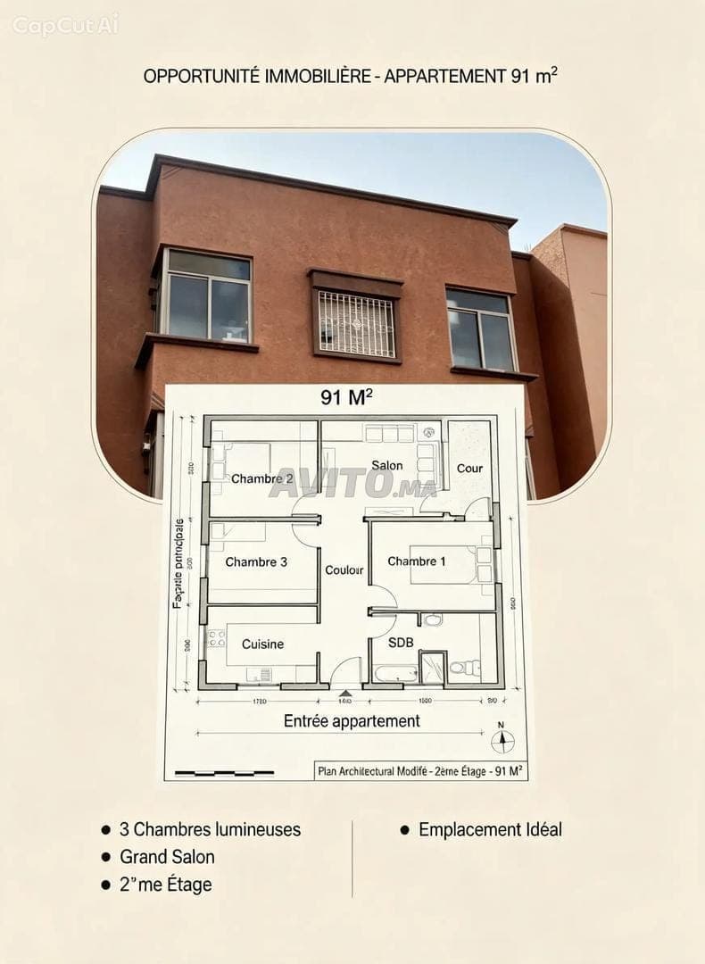 appartement 2ème étage