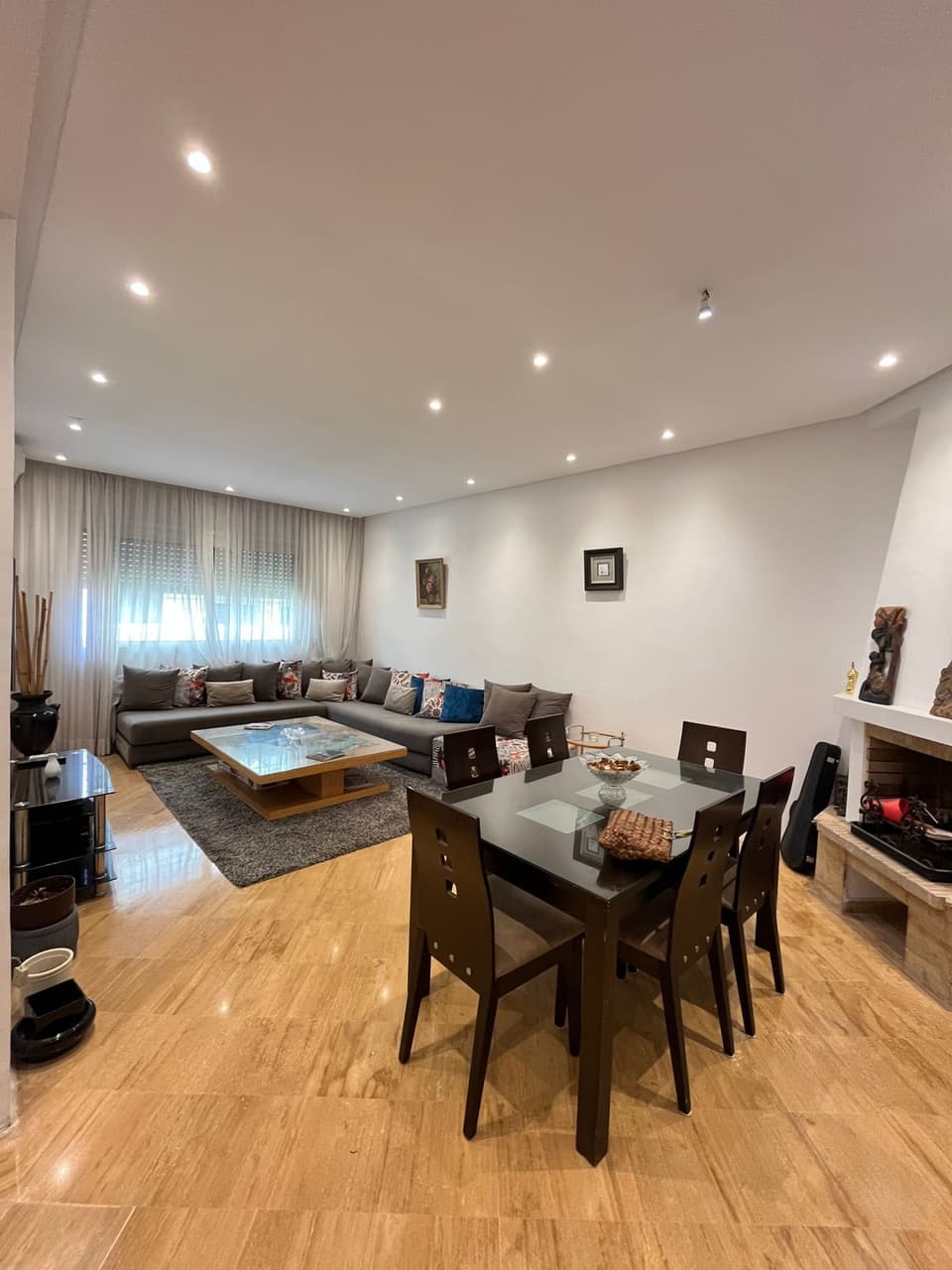 Appartement 110 m² à louer à Casablanca Palmier (Maarif)