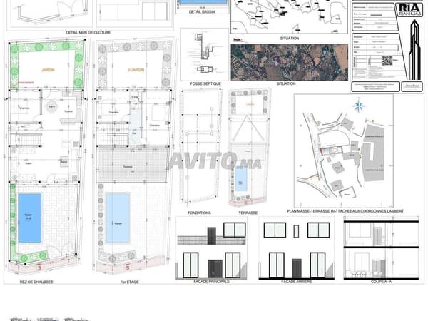 TERRAIN titré de 227 m² AVEC AUTORISATION DE CONSTRUIRE