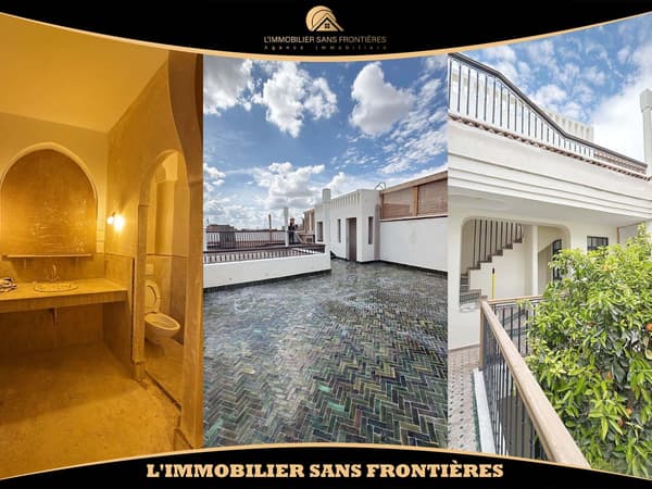 Riad mit Titel zu verkaufen in Riad laarous, Marrakech, 106 m² mit 80 m² Terrasse