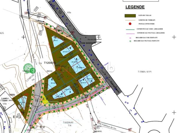 Sale of villa plots at Nouinouich with direct sea view