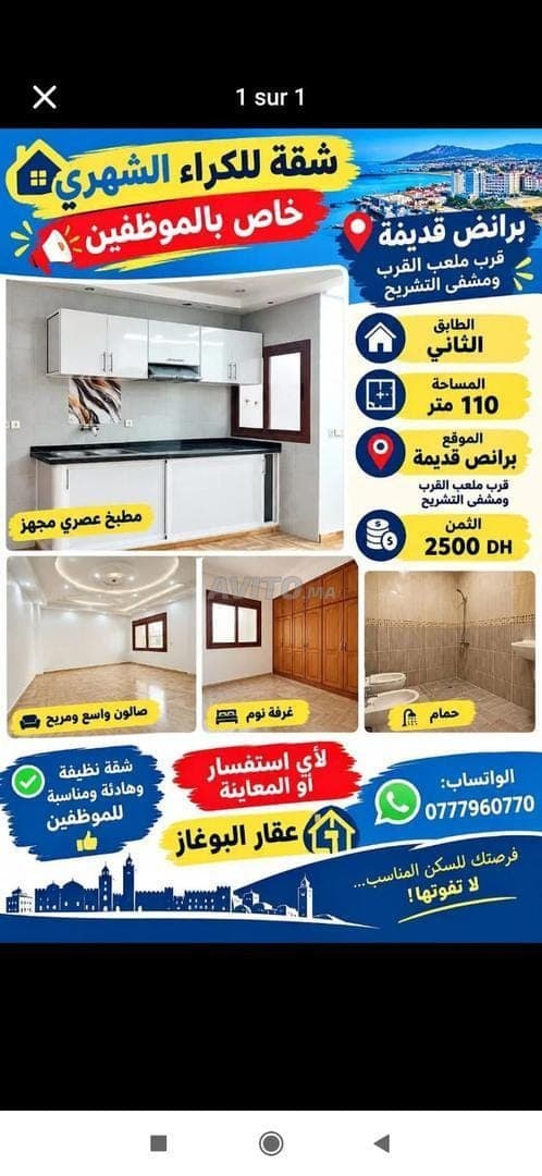 شقة للكراء