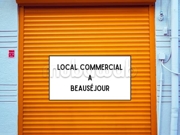 Local commercial en sous sol à beauséjour
