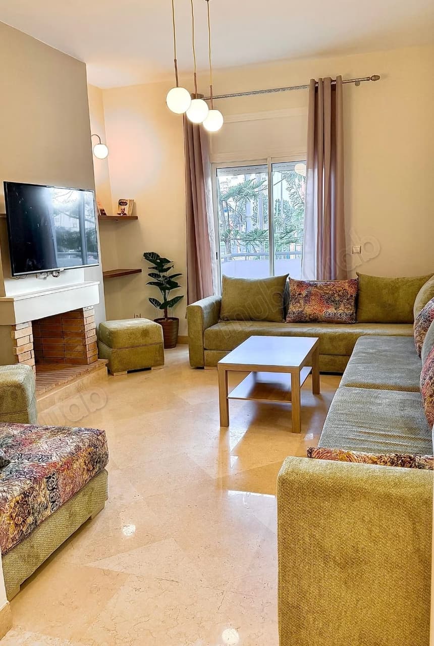 À louer – Appartement meublé 128 m², Oulad Mtaa – CGI Les Acacias