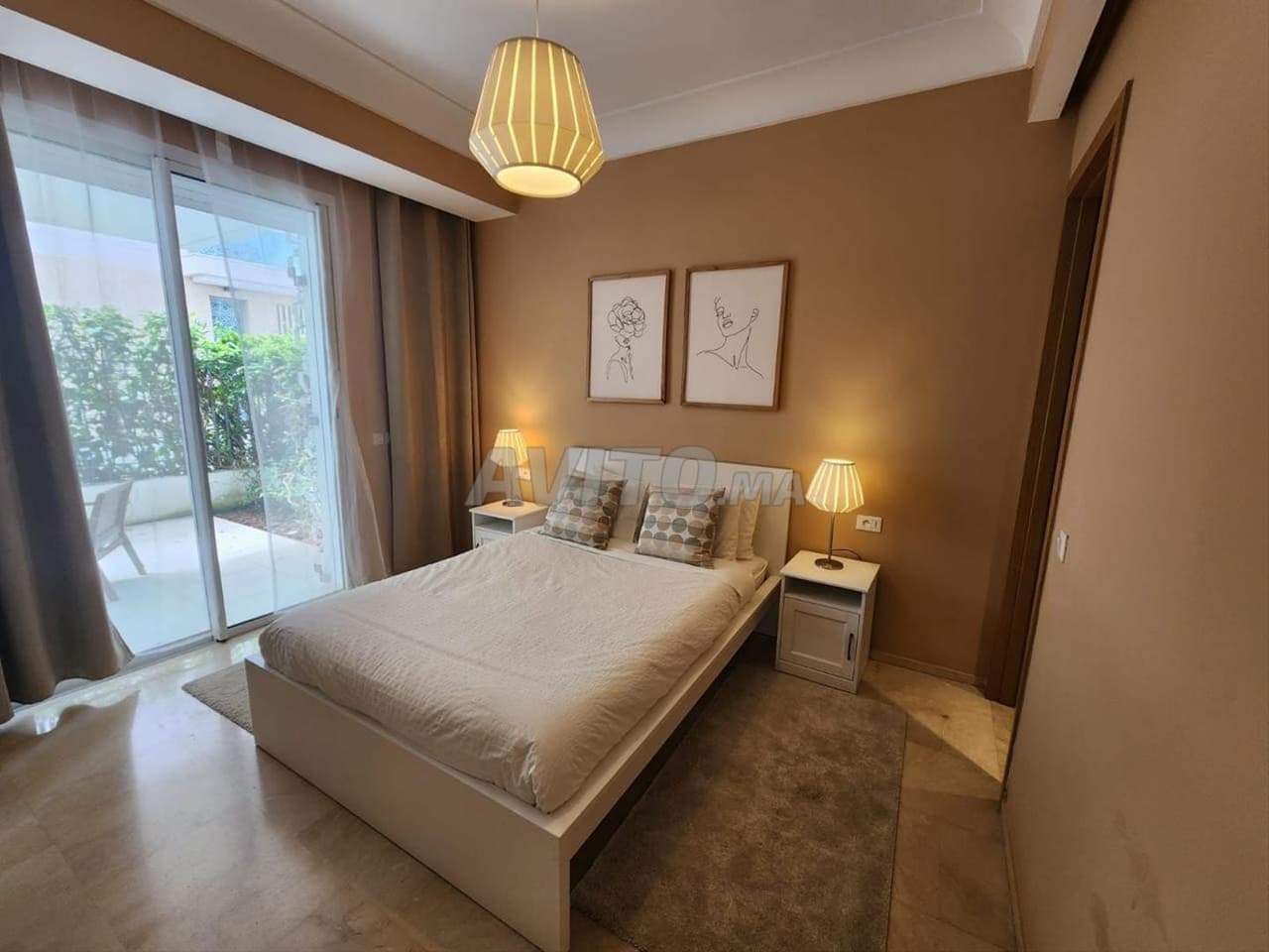 Furnished studio for rent in CFC with garden