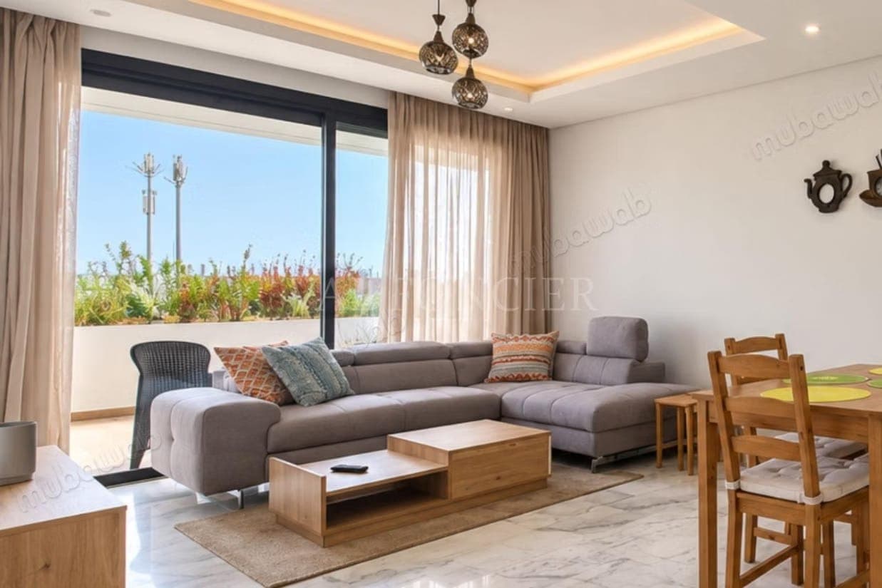إيجار استوديو حديث فسيح مفروش مع تراس بوسكورة