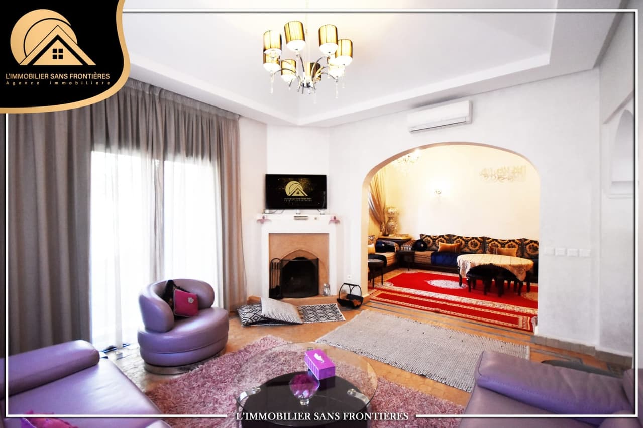 Villa vide à Targa, piscine privée + puit, Marrakech : à vendre