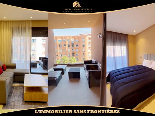 Gemeubileerd appartement van 99 m² in Camp El Ghoul – 2 slaapkamers en 2 terrassen