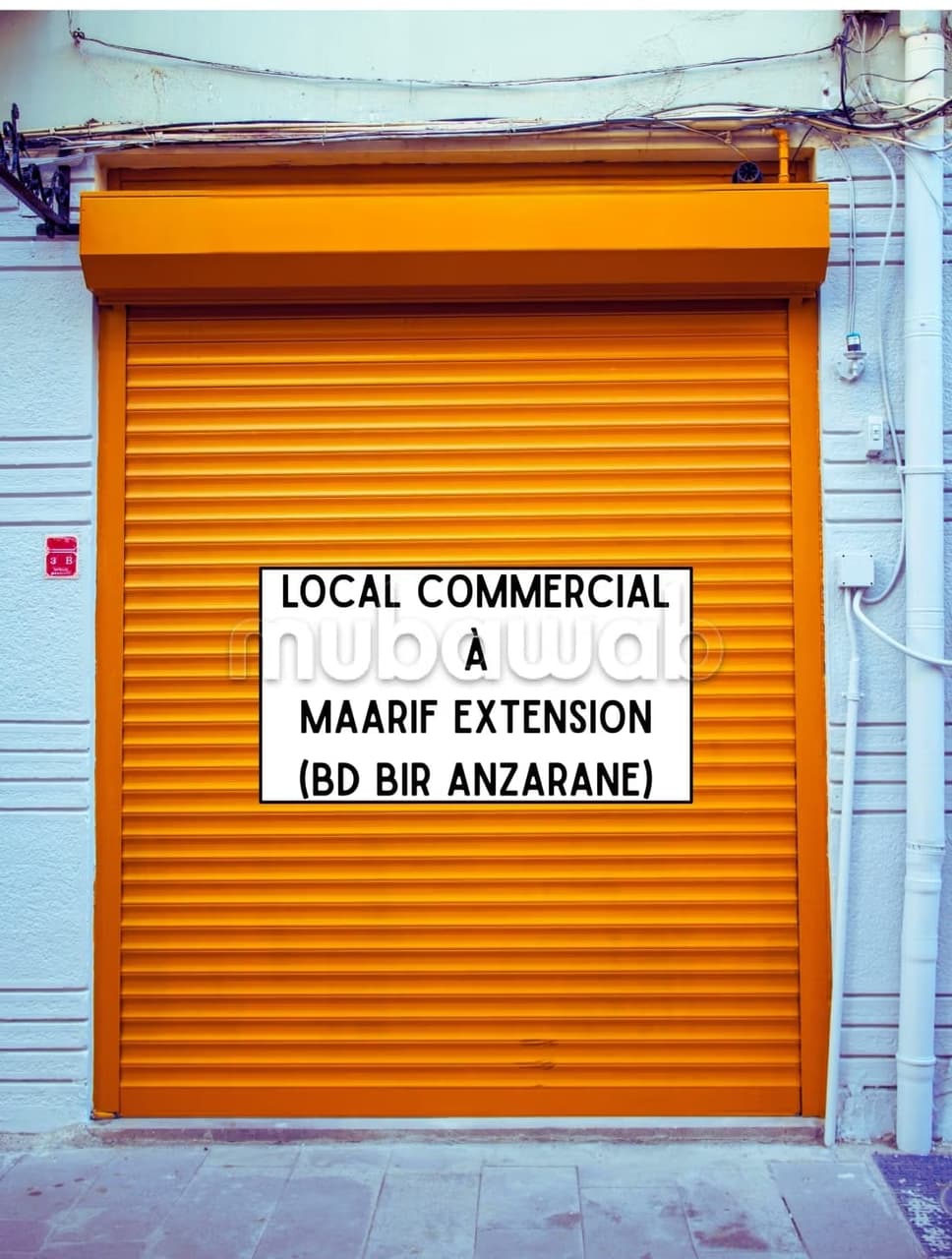 Grand local commercial sur Bir Anzarane