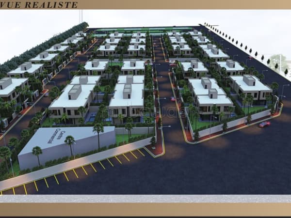 Beau terrain à la vente à Route de Tahanaout. Surface totale 300 m²