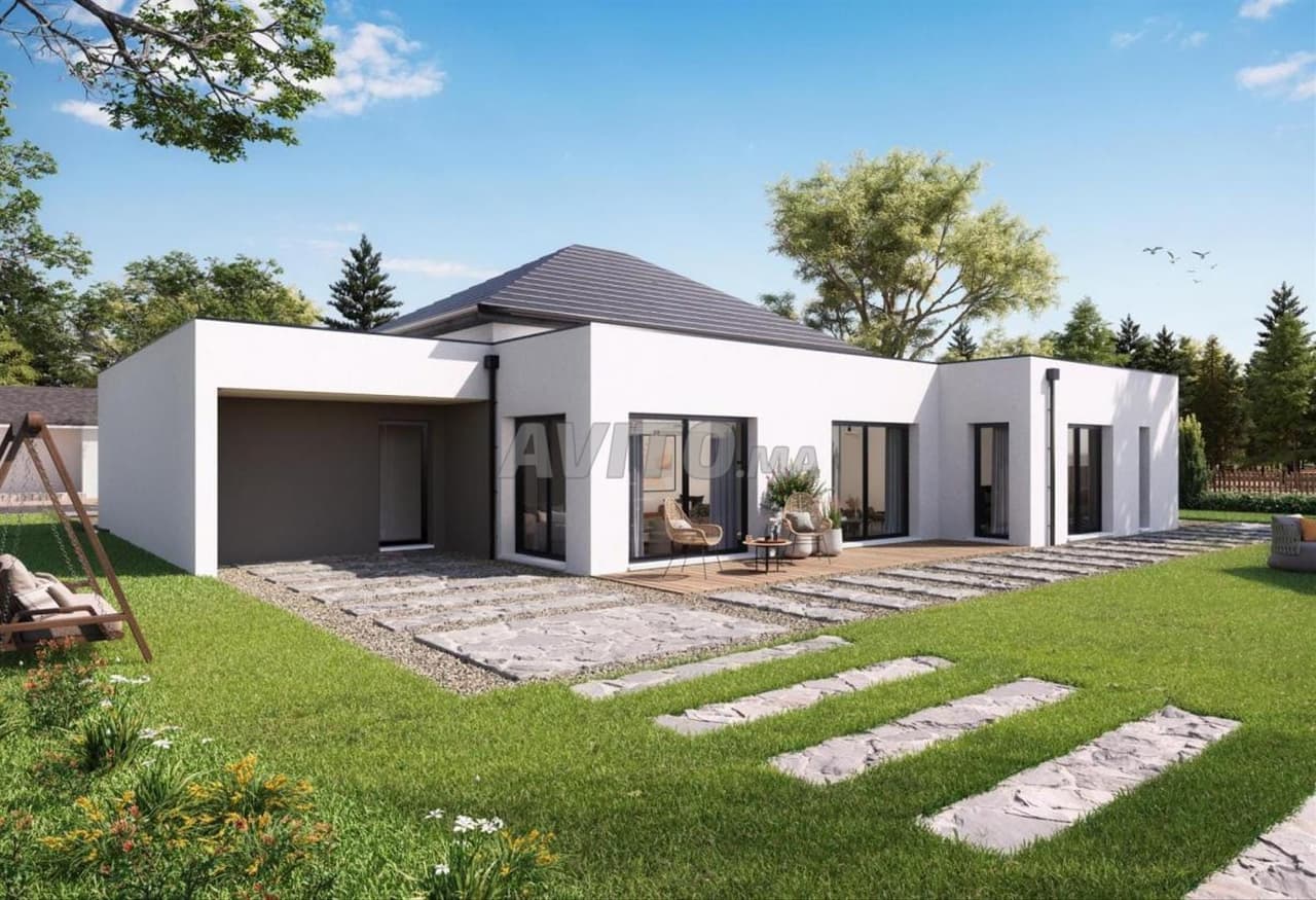 VILLA À VENDRE SUR SUPERBE TERRAIN 2FAÇADES 1850M2